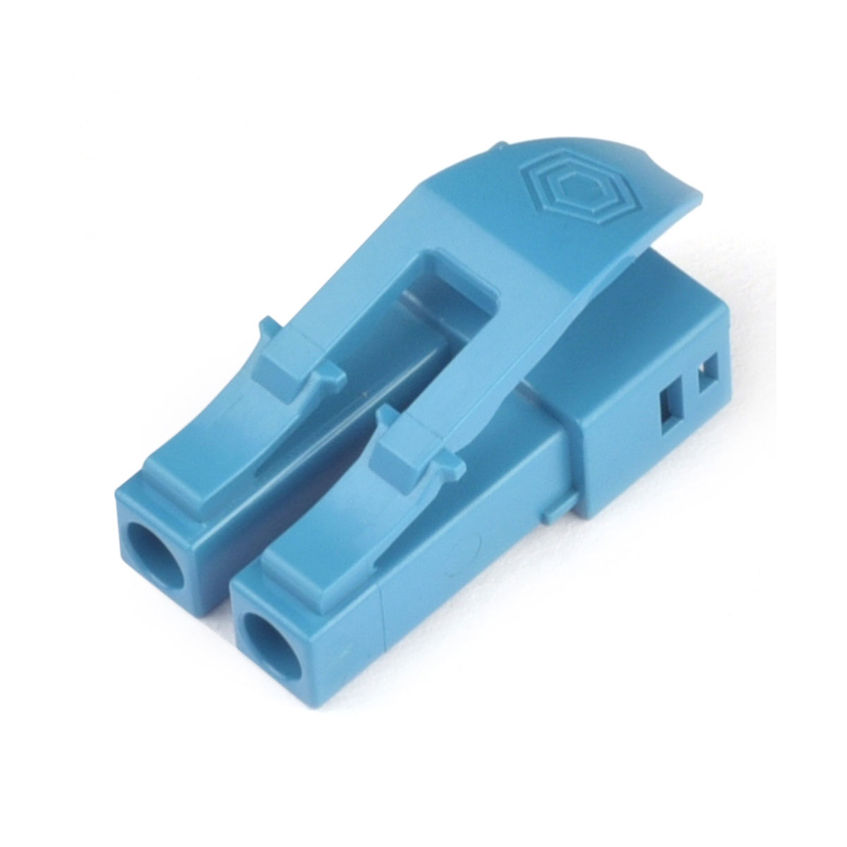 Fiber optic plug-in injection molded parts